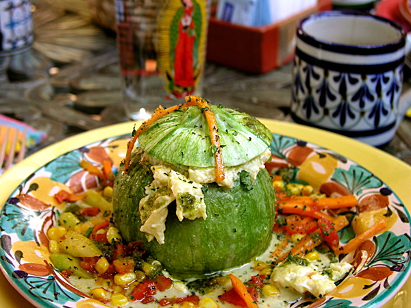 Delicious Breakfast at Casa de las Flores Bed and Breakfast Hotel in Tlaquepaque, Jalisco, Mexico, near Guadalajara